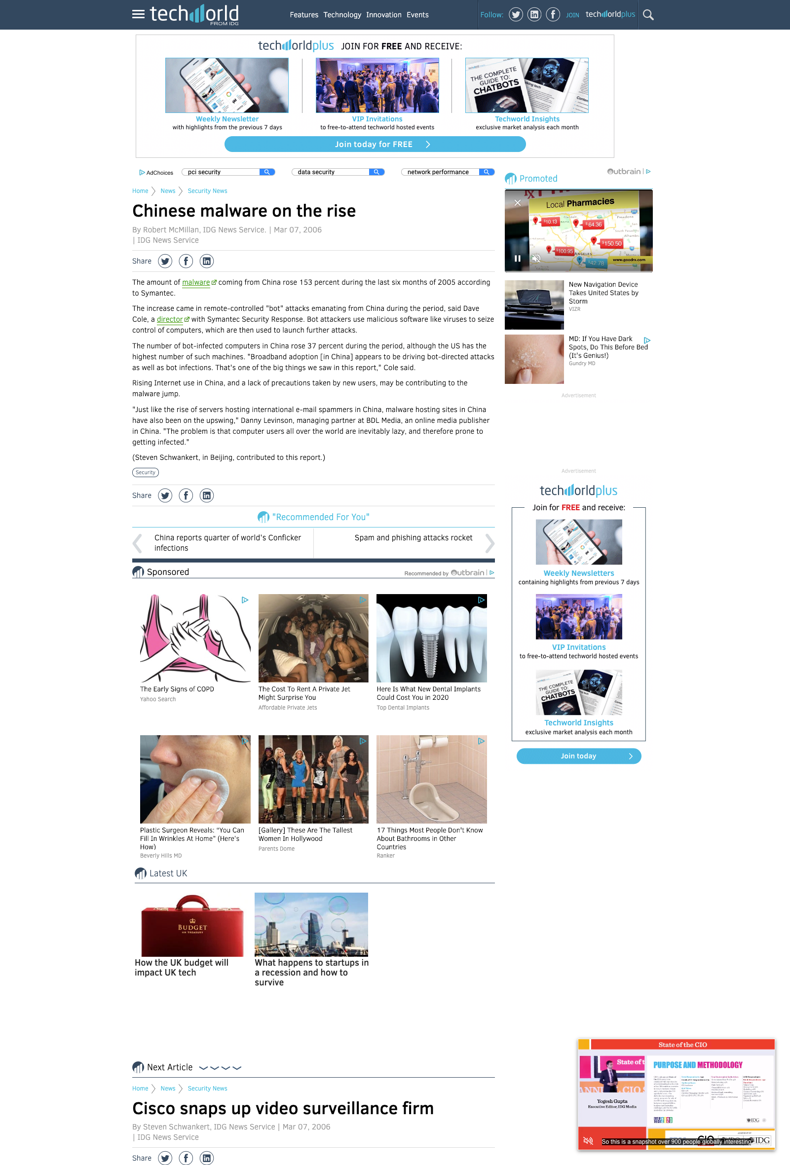 Chinese malware on the rise